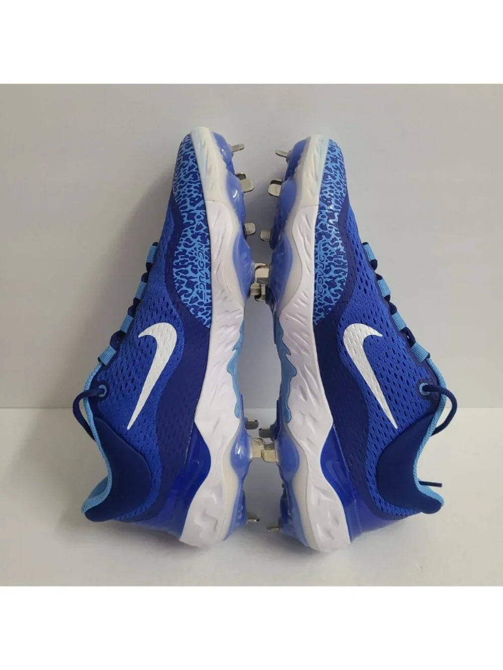 NEW Nike Alpha Huarache Elite 4 Low Baseball Cleats DJ6521-414 Size 11.5 Blue